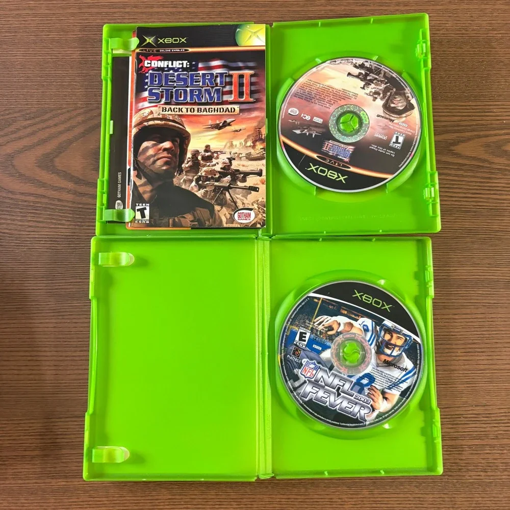 Microsoft Xbox Video Game Lot of 7 NFL Blitz‎ Star Wars Medal of Honor Bundle